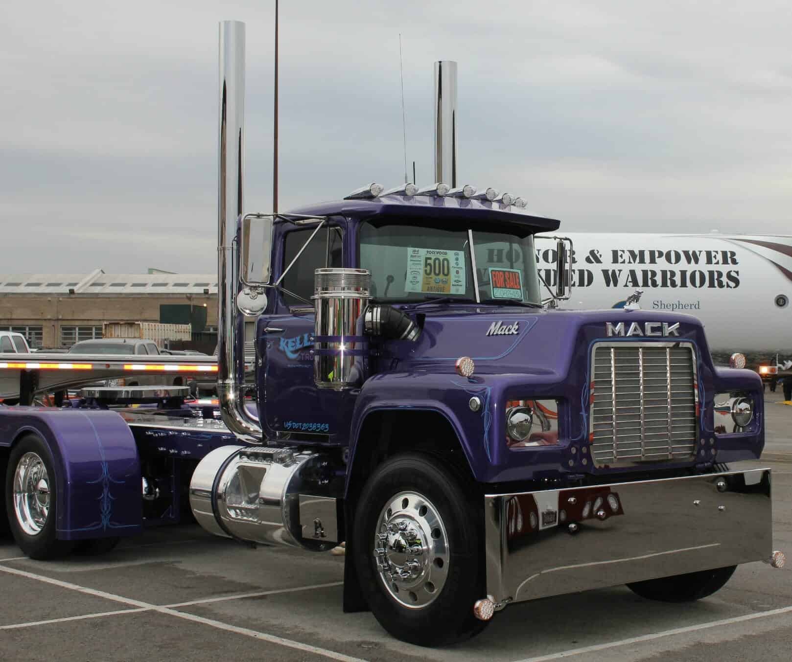 Mack Purple Truck  Smart Trucking