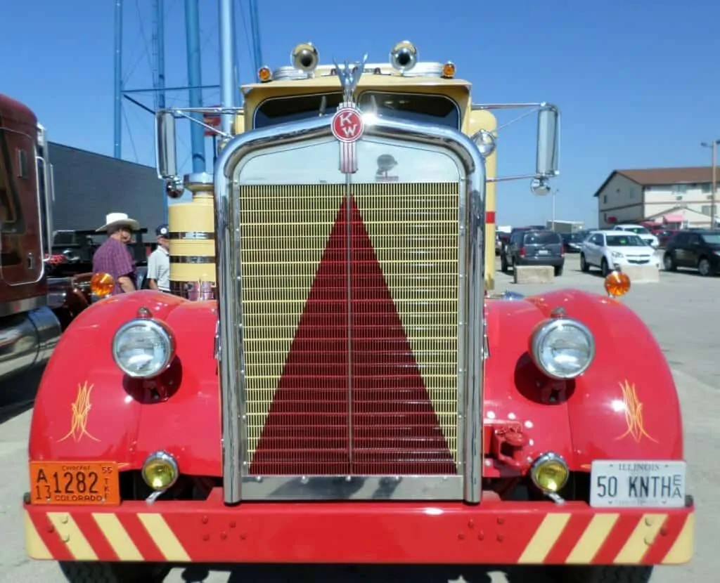 1950 Yellow Red Kenworth