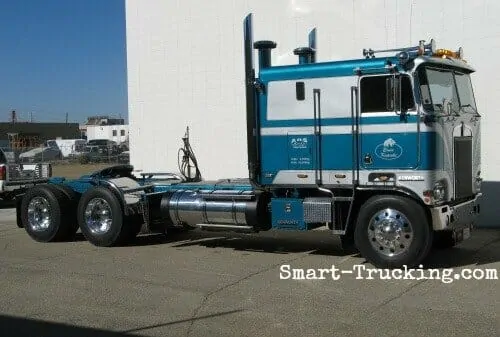 1984 Kenworth Cabover Blue and White