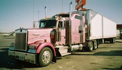 2003 Custom Kenworth Truck Puple W900B