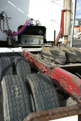 Fifth Wheel on a Big Rig Truck