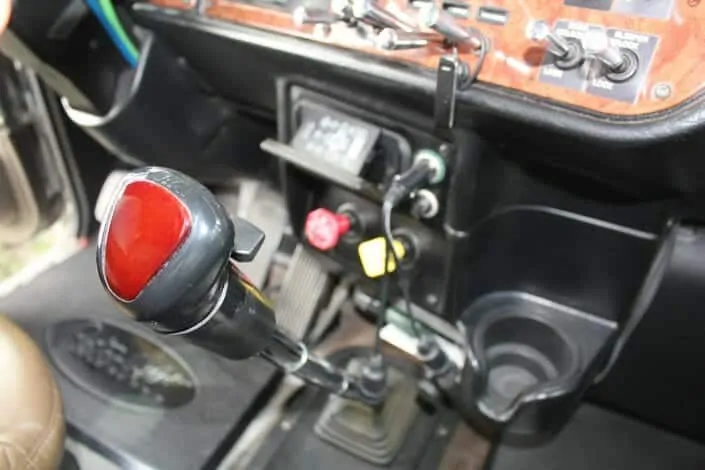 Gear Shifter in Tractor Trailer