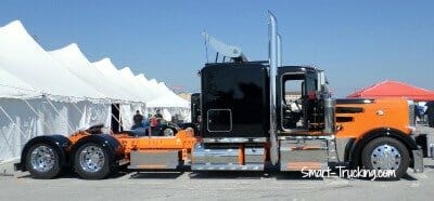 Peterbilt Show Truck Black Orange