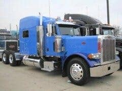 Blue Peterbilt