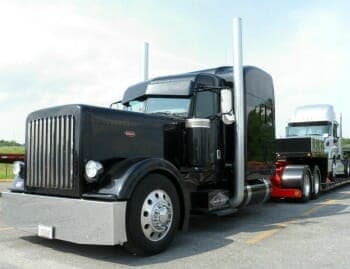 Black Custom Big Rig Truck
