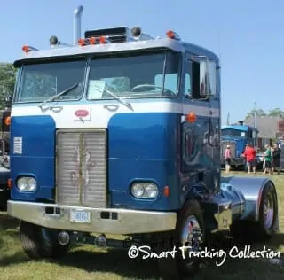 Peterbilt Cabover Blue