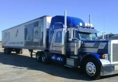 Peterbilt 379 Blue Owner Operator Truck