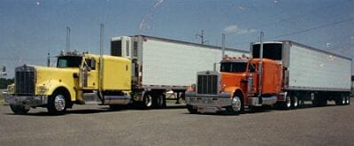 Kenworth W900A Stretch Yellow 359 Peterbilt Orange EXHD