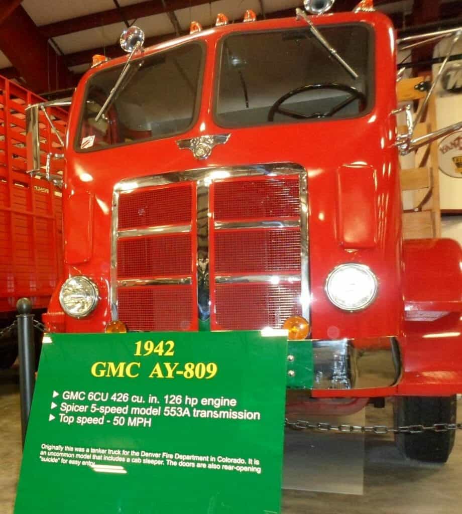 1942 Red GMC Cabover AY 809