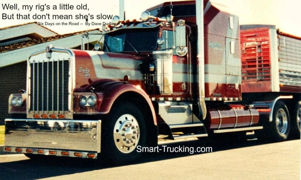 song about ghost truck driver 1980 W900A Kenworth