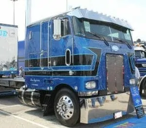 peterbilt cabover mats truck show