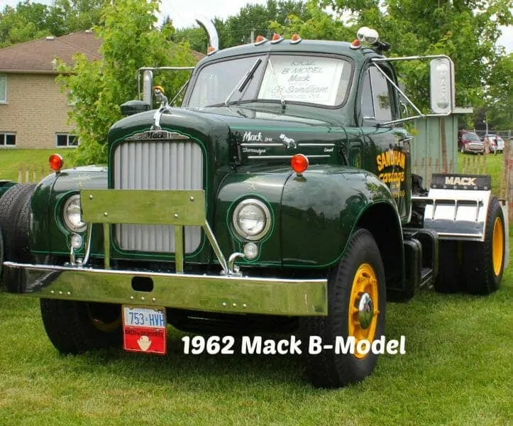 1962 Green B61 Mack Truck