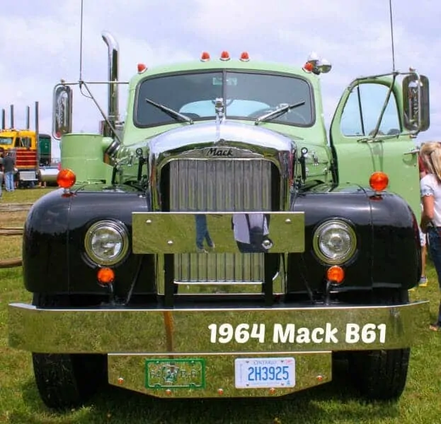 1964 B61 Green Mack Truck