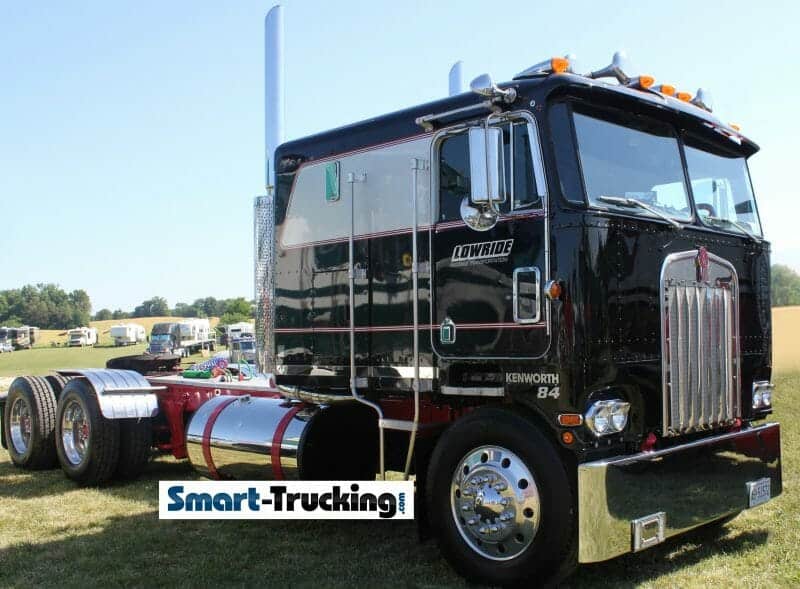 1984 Black Kenworth Cabover