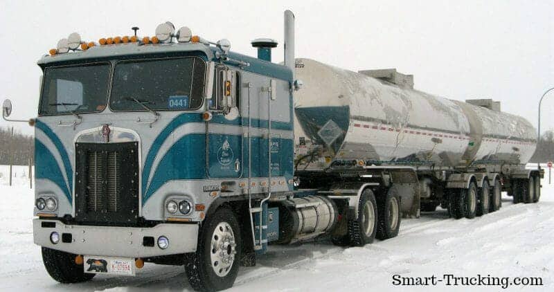 1984 Kenworth Cabover Blue WHite