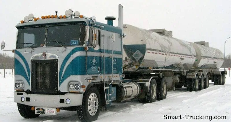 1984 Kenworth Cabover Blue WHite