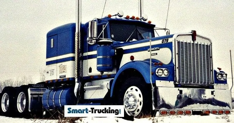 song about ghost truck driver 1980 Kenworth W900A