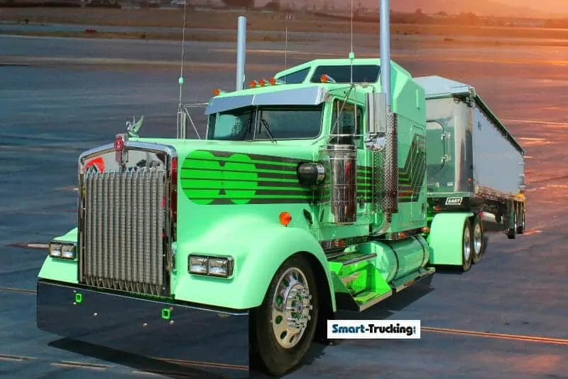 Custom Kenworth Green Truck