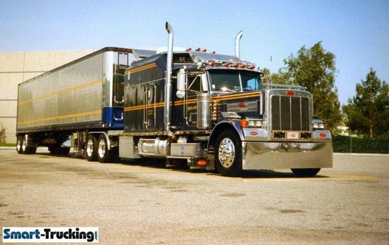 Older Model Peterbilt Custom Sleeper Berth