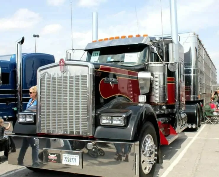 Custom Kenworth Show Truck Black Red