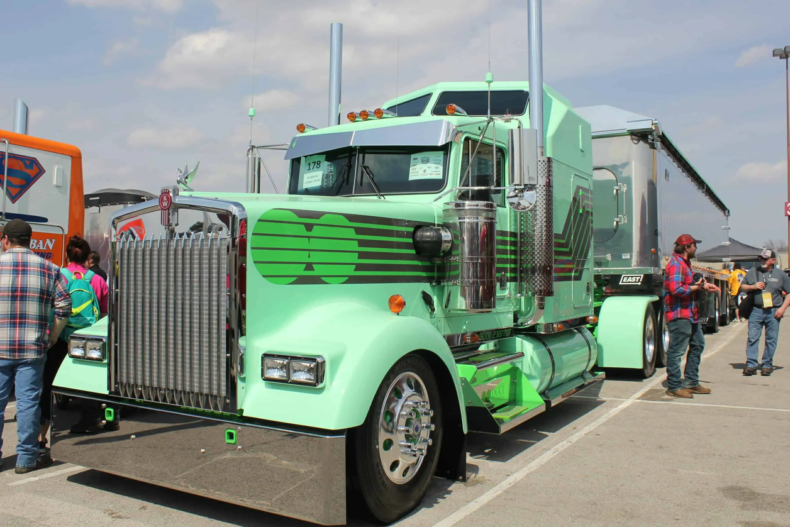 Custom Kenworth W900 Irish Greens Truck