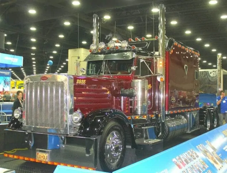 song about ghost truck driver Custom Peterbilt 359 Rig