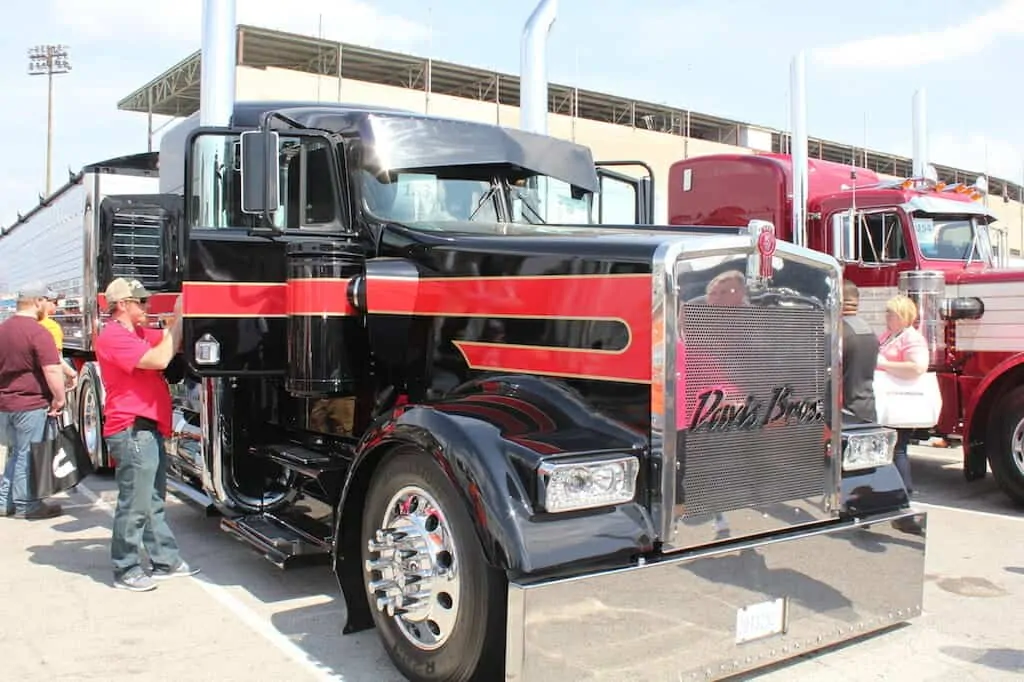 Kenworth W900 Custom Black Red