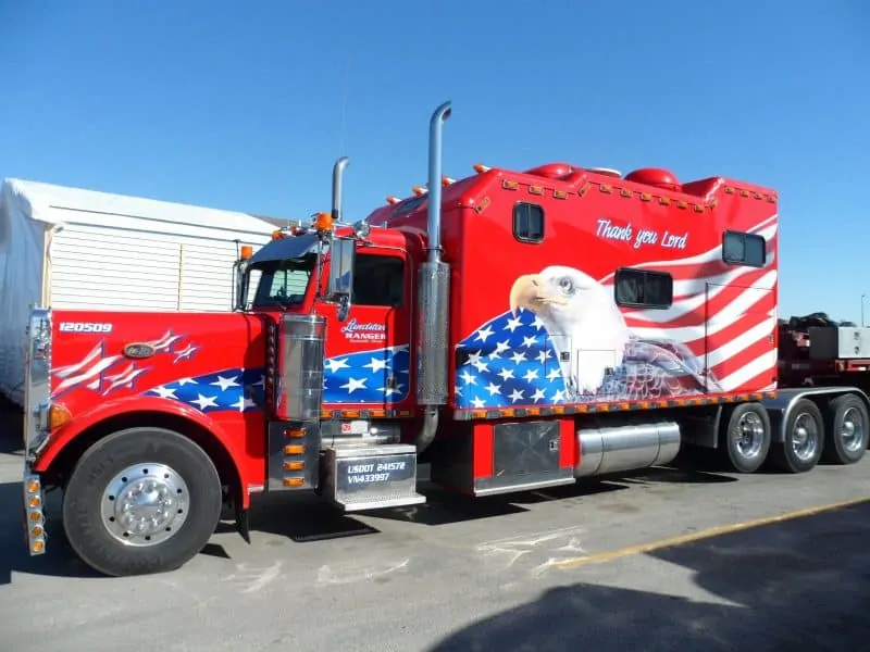 song about ghost truck driver Peterbilt 379 Custom Rig