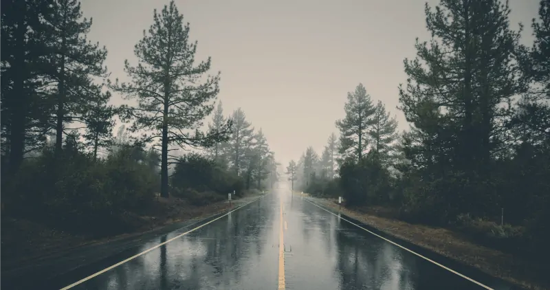 Freezing Rain on Highway