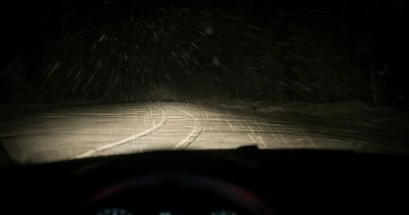 Freezing Rain on Highway