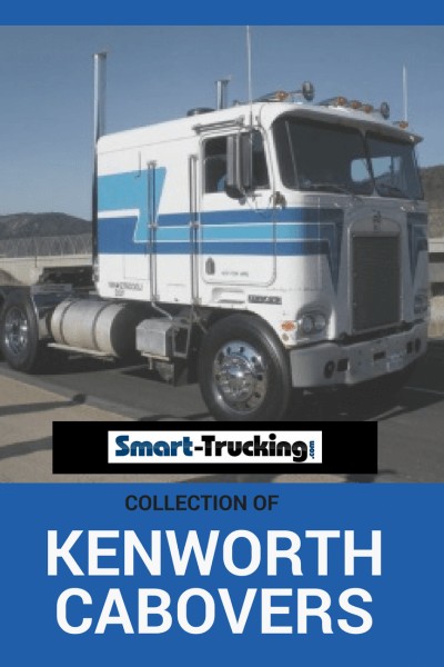 KENWORTH CABOVER BLUE WHITE