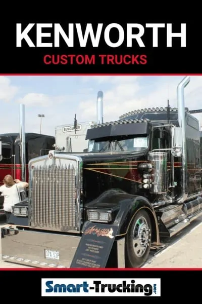 KENWORTH SHOW TRUCK BLACK RED CUSTOM