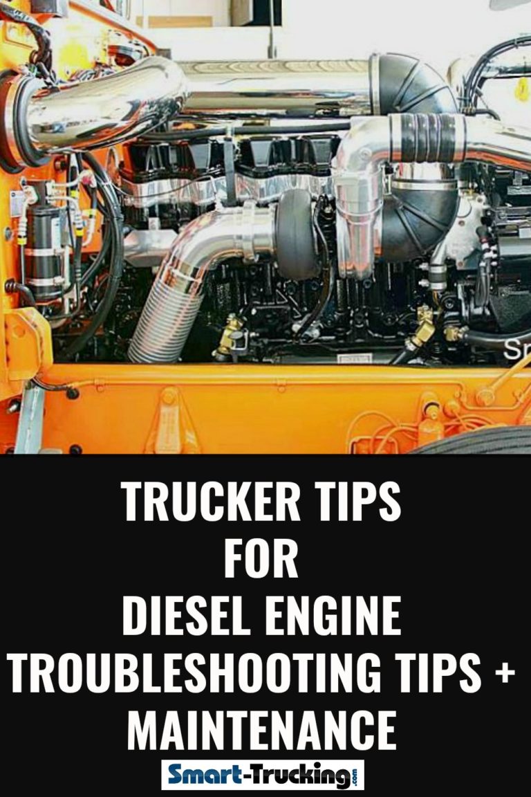Trucker Tips For Diesel Engine Troubleshooting and Maintenance Tips