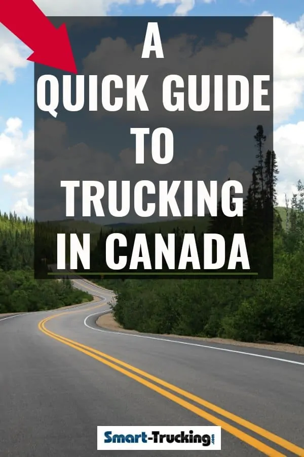 Canadian Highway with Truck