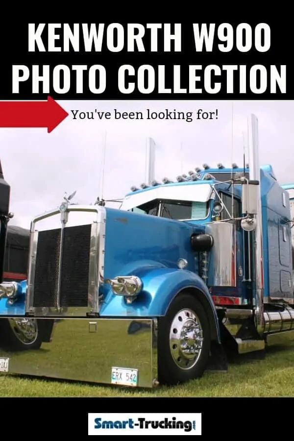 Blue Kenworth Big Rig