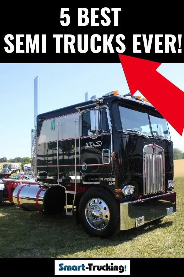 1984 Black Cabover Truck