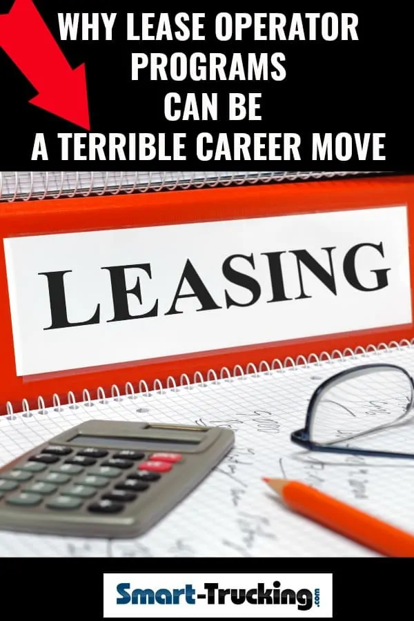 Why Lease Operator Programs can be a Terrible Career Move
