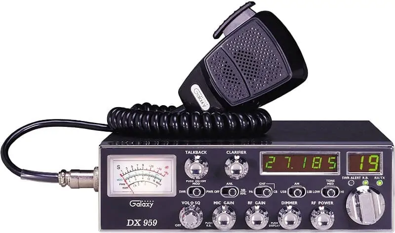 A photo of a Galaxy-DX-959 SSB CB Radio.