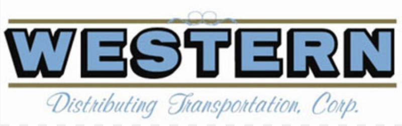 A logo for Western Distributing Transportation Corp.