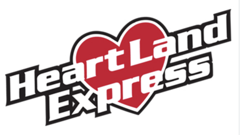 The logo of Heartland Express.