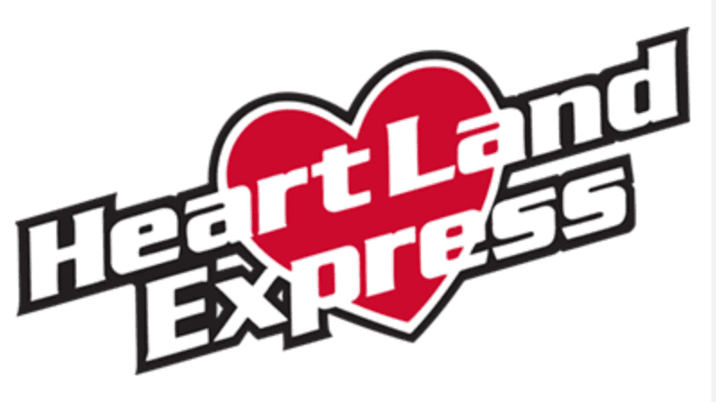 The logo of Heartland Express.