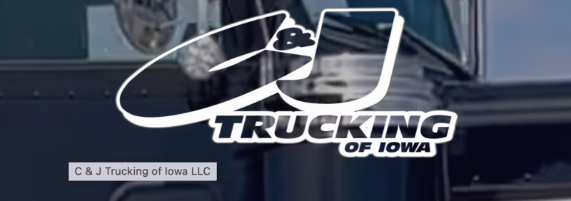 C + J Trucking Logo