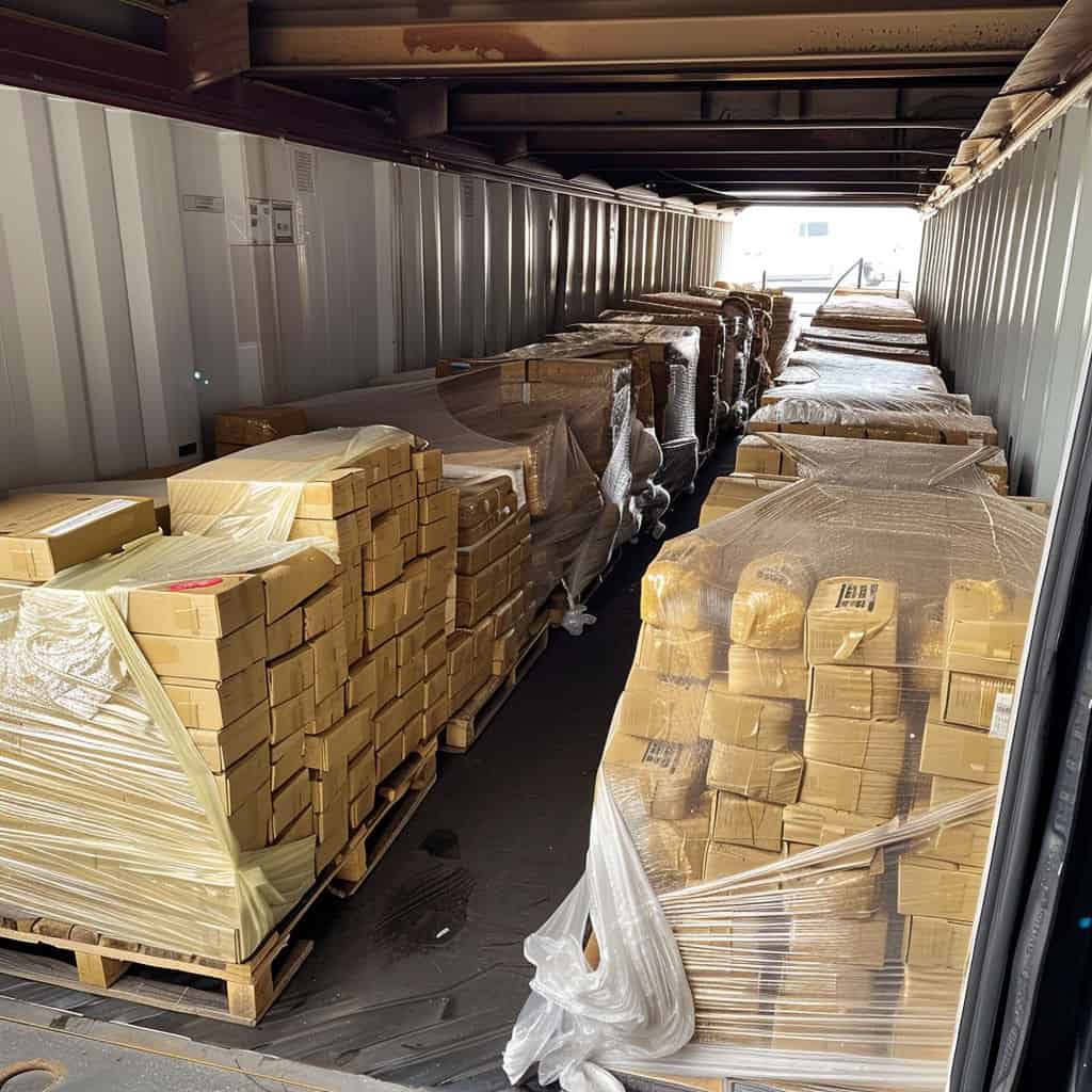 Cocaine shipment in a semi truck and trailer