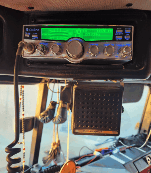 Cobra CB Radio on Channel 19