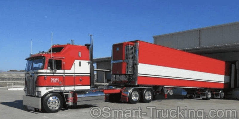 Kenworth K100 Cabover and matching trailer BJ and the Bear Truck